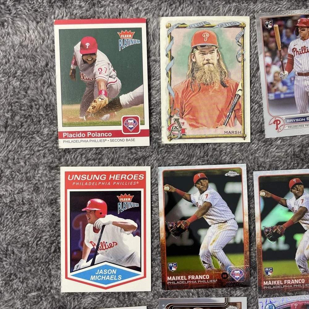 Philadelphia‎ Phillies Baseball 29 Card Lot - Rookies, Stars, Inserts, Parallels